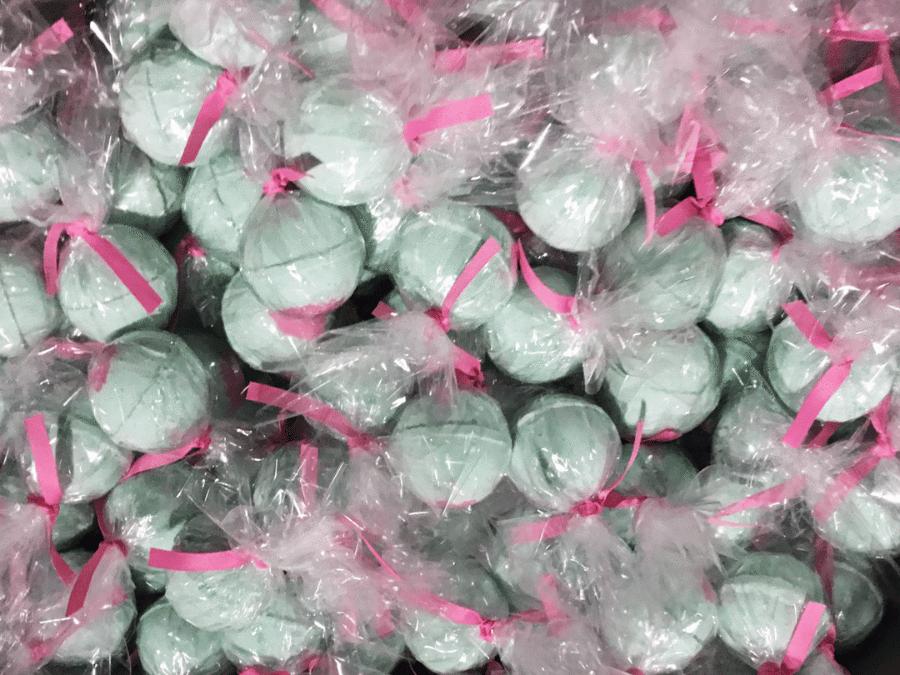 Stacked Bath Bombs in a Box