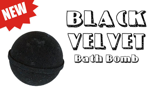 New Wholesale Black Velvet Bath Bombs