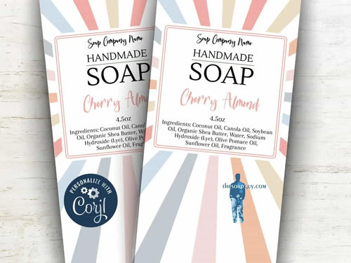 Cherry Almond Wholesale Soap Labels