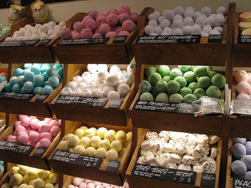 Popular Bath Bomb Display