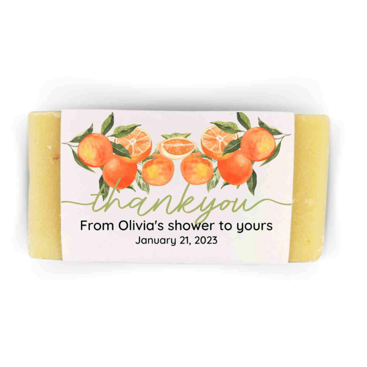 Citrus Orange Shower Favor