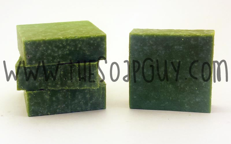 Green Tea Verbena Scrub Soap Loaf