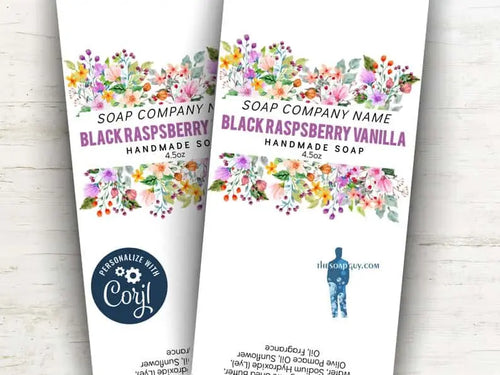 Black Raspberry Wholesale Soap Labels