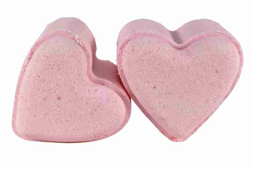 Pink Love Heart Shaped Bath Bomb