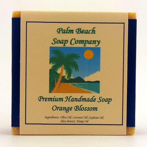 Orange Blossom Soap Bar Label for Palm Beach