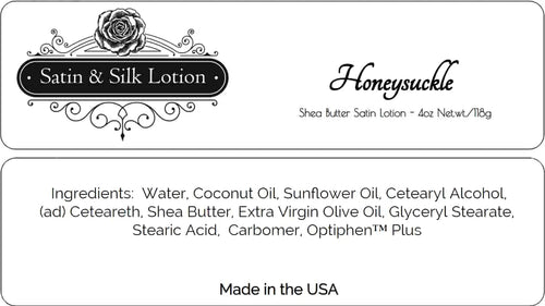 Honeysuckle Wholesale Lotion Labels