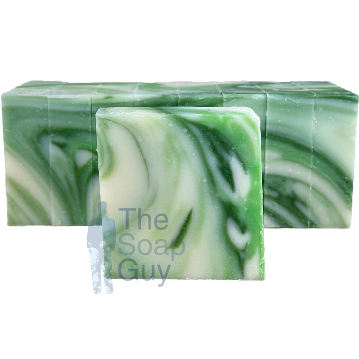 White Tea Mint Wholesale Handmade Soap Loaf