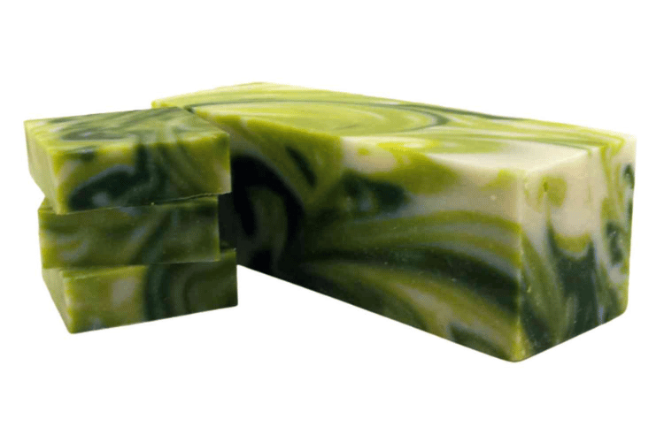 White Tea Mint Soap Loaf