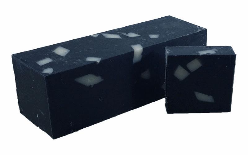 Charcoal Aloe Soap Loaf