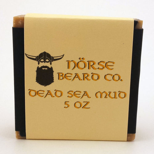 Dead Sea Mud Soap Bar Label for Norse Beard