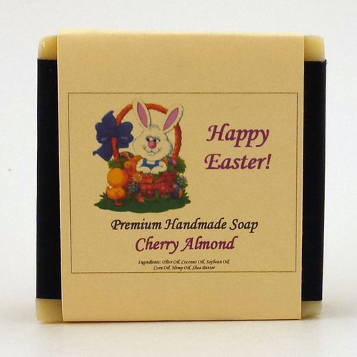 Cherry Almond Soap Bar Label for Easter