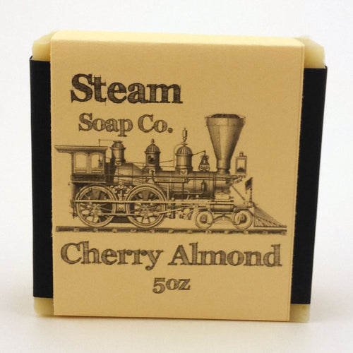 Cherry Almond Soap Bar Label Steam Soap