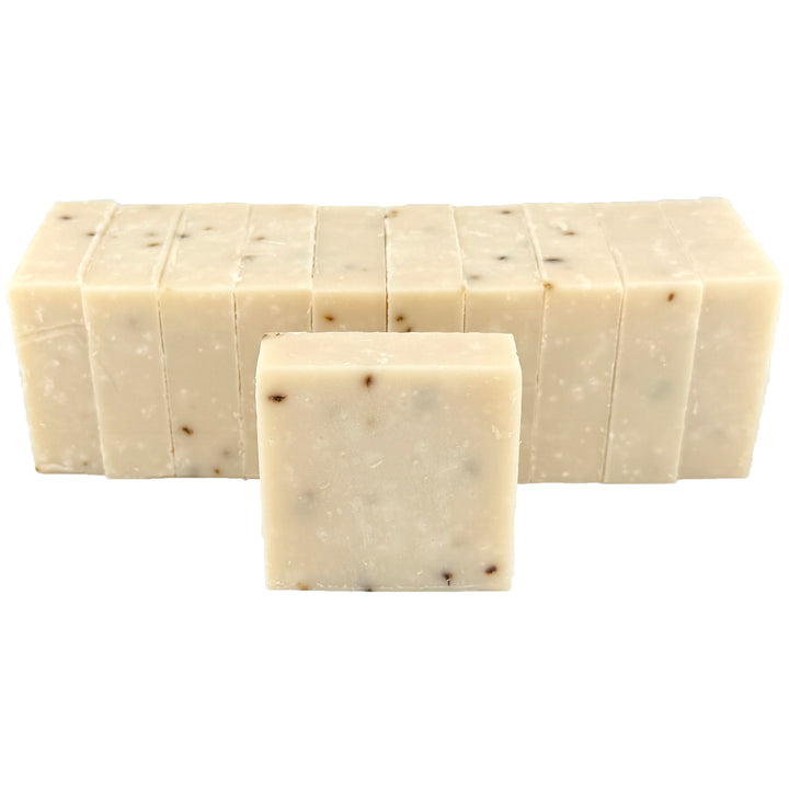 Spearmint Basil Scrub Wholesale Handmade Soap Loaf