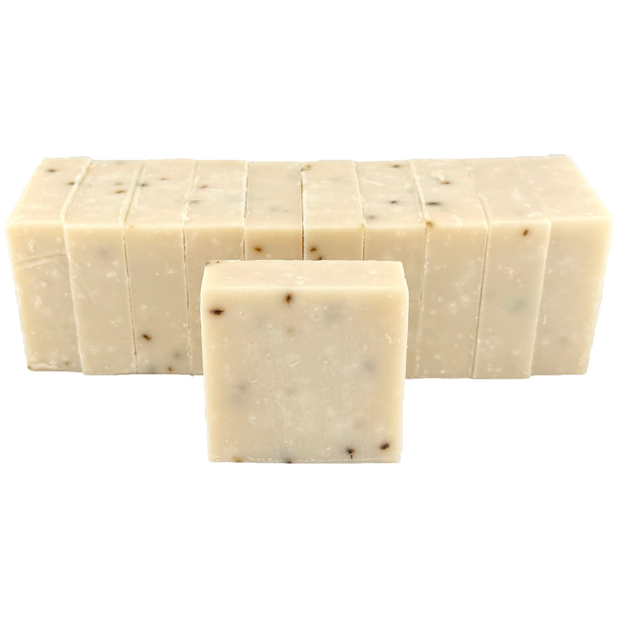 Spearmint Basil Scrub Wholesale Handmade Soap Loaf